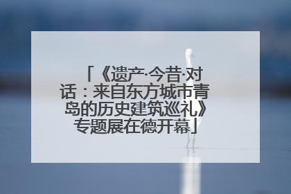 《遗产·今昔·对话：来自东方城市青岛的历史建筑巡礼》专题展在德开幕