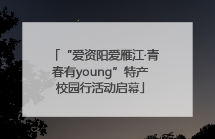 “爱资阳爱雁江·青春有young”特产校园行活动启幕