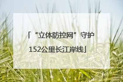 “立体防控网”守护152公里长江岸线