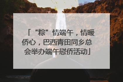 “粽”情端午，情暖侨心，巴西青田同乡总会举办端午慰侨活动