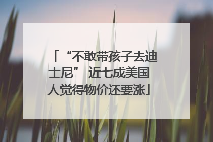 “不敢带孩子去迪士尼” 近七成美国人觉得物价还要涨