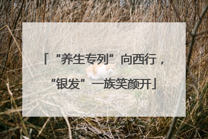 “养生专列”向西行，“银发”一族笑颜开