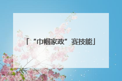 “巾帼家政”赛技能