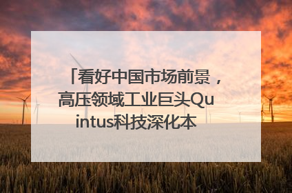 看好中国市场前景，高压领域工业巨头Quintus科技深化本土策略，构建全方位服务亚太区总部