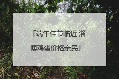 端午佳节临近 淄博鸡蛋价格亲民