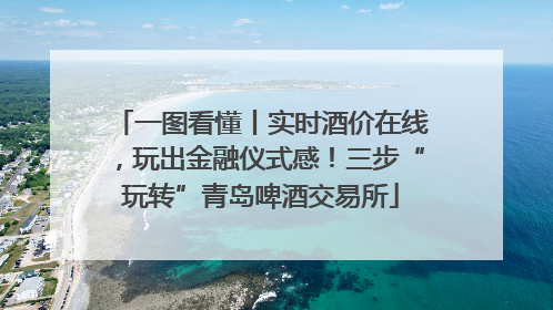一图看懂丨实时酒价在线，玩出金融仪式感！三步“玩转”青岛啤酒交易所