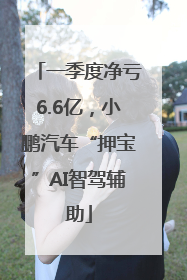 一季度净亏6.6亿，小鹏汽车“押宝”AI智驾辅助