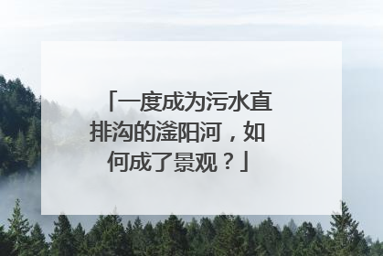 一度成为污水直排沟的滏阳河，如何成了景观？