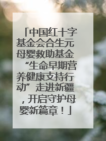 中国红十字基金会合生元母婴救助基金“生命早期营养健康支持行动”走进新疆，开启守护母婴新篇章！