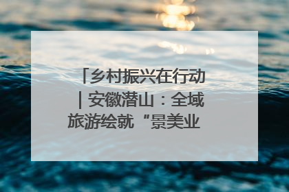 乡村振兴在行动｜安徽潜山：全域旅游绘就“景美业兴民富”新画卷