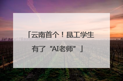 云南首个！昆工学生有了“AI老师”