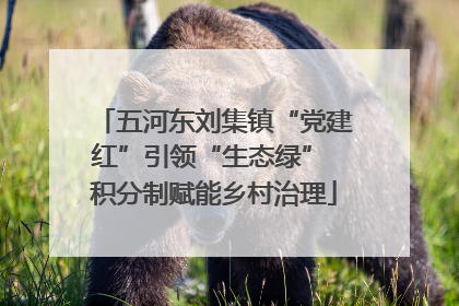 五河东刘集镇“党建红”引领“生态绿” 积分制赋能乡村治理