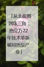 从北极圈到珠三角：热立方22年技术革新破局热泵产业