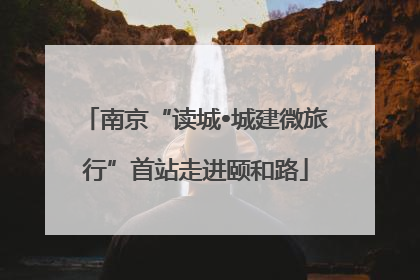 南京“读城•城建微旅行”首站走进颐和路