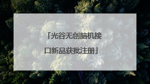 光谷无创脑机接口新品获批注册