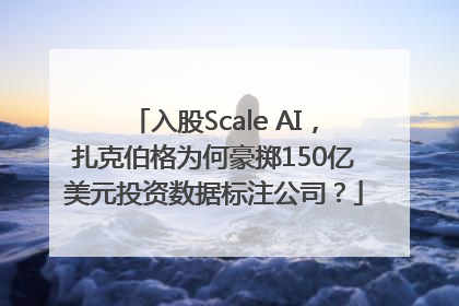 入股Scale AI，扎克伯格为何豪掷150亿美元投资数据标注公司？