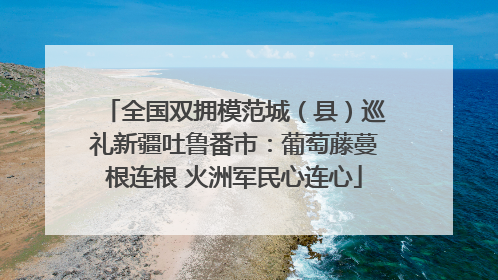 全国双拥模范城（县）巡礼新疆吐鲁番市：葡萄藤蔓根连根 火洲军民心连心