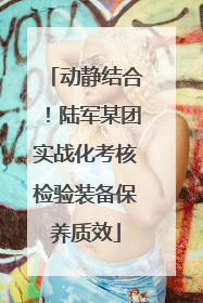 动静结合！陆军某团实战化考核检验装备保养质效