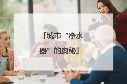 城市“净水器”的奥秘