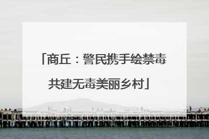 商丘：警民携手绘禁毒 共建无毒美丽乡村