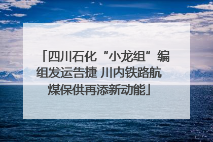 四川石化“小龙组”编组发运告捷 川内铁路航煤保供再添新动能