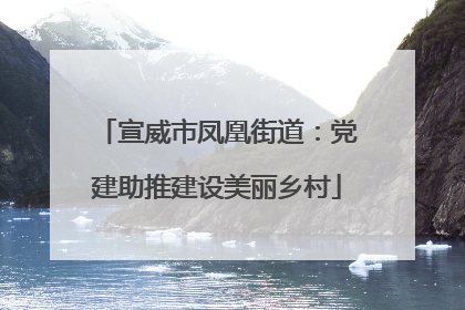 宣威市凤凰街道：党建助推建设美丽乡村