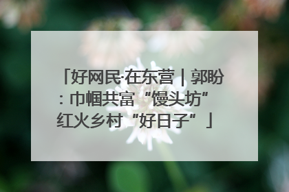 好网民·在东营｜郭盼：巾帼共富“馒头坊” 红火乡村“好日子”