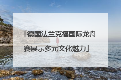 德国法兰克福国际龙舟赛展示多元文化魅力