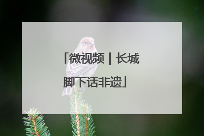微视频｜长城脚下话非遗