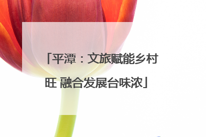 平潭：文旅赋能乡村旺 融合发展台味浓