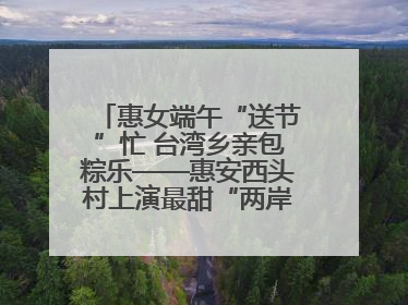 惠女端午“送节”忙 台湾乡亲包粽乐——惠安西头村上演最甜“两岸对话”