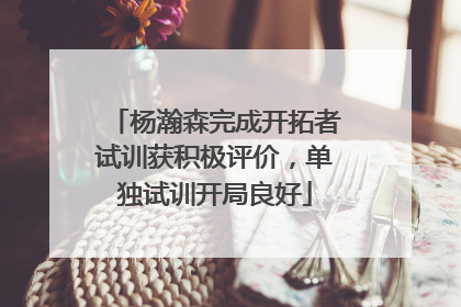 杨瀚森完成开拓者试训获积极评价，单独试训开局良好