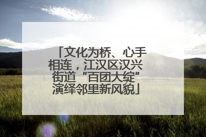 文化为桥、心手相连，江汉区汉兴街道“百团大绽”演绎邻里新风貌