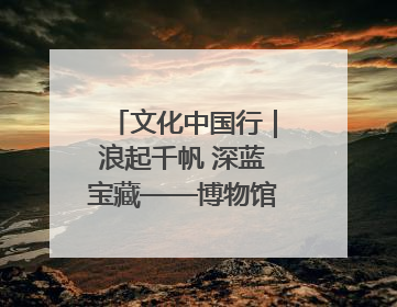 文化中国行｜浪起千帆 深蓝宝藏——博物馆里的海丝遗珍