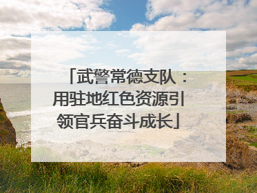 武警常德支队：用驻地红色资源引领官兵奋斗成长
