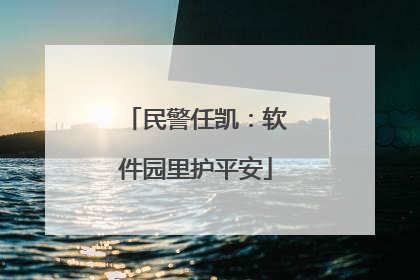 民警任凯：软件园里护平安