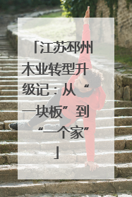 江苏邳州木业转型升级记：从“一块板”到“一个家”