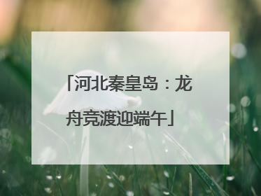 河北秦皇岛：龙舟竞渡迎端午