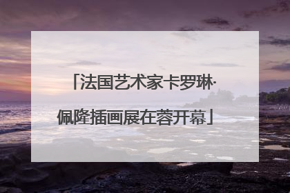 法国艺术家卡罗琳·佩隆插画展在蓉开幕