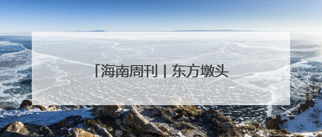 海南周刊丨东方墩头村：港水环墩仓廪实