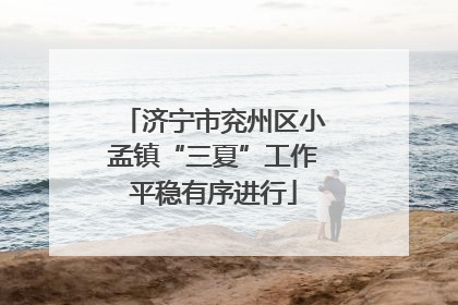 济宁市兖州区小孟镇“三夏”工作平稳有序进行