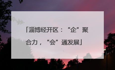 淄博经开区：“企”聚合力，“会”通发展