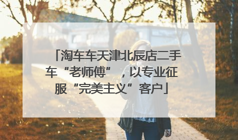 淘车车天津北辰店二手车“老师傅”，以专业征服“完美主义”客户