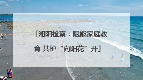 湘阴检察：赋能家庭教育 共护“向阳花”开