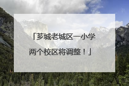 芗城老城区一小学两个校区将调整！