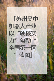 苏州吴中机器人产业以“硬核实力”勾勒“全国第一区”蓝图
