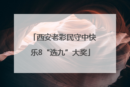西安老彩民守中快乐8“选九”大奖