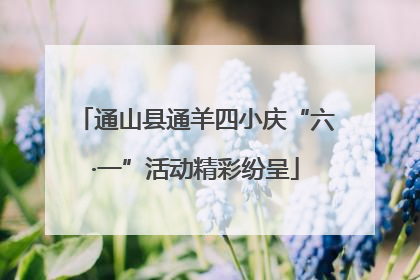 通山县通羊四小庆“六·一”活动精彩纷呈