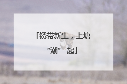 锈带新生，上塘 “潮” 起
