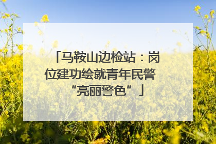 马鞍山边检站：岗位建功绘就青年民警“亮丽警色”